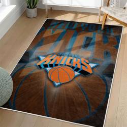 NBA New York Knicks Rectangle Rug Personalized Non-Slip Carpet Gift For Basketball Fans NYK168