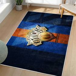 NBA New York Knicks Rectangle Rug Personalized Non-Slip Carpet Gift For Basketball Fans NYK175