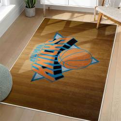 NBA New York Knicks Rectangle Rug Personalized Non-Slip Carpet Gift For Basketball Fans NYK176