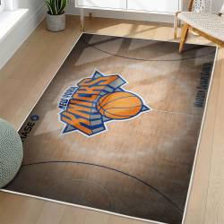 NBA New York Knicks Rectangle Rug Personalized Non-Slip Carpet Gift For Basketball Fans NYK180