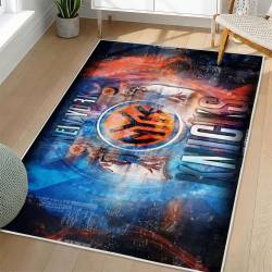 NBA New York Knicks Rectangle Rug Personalized Non-Slip Carpet Gift For Basketball Fans NYK181
