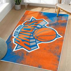 NBA New York Knicks Rectangle Rug Personalized Non-Slip Carpet Gift For Basketball Fans NYK182