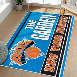 NBA New York Knicks Rectangle Rug Personalized Non-Slip Carpet Gift For Basketball Fans NYK188