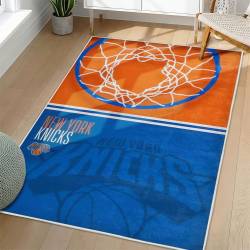 NBA New York Knicks Rectangle Rug Personalized Non-Slip Carpet Gift For Basketball Fans NYK192