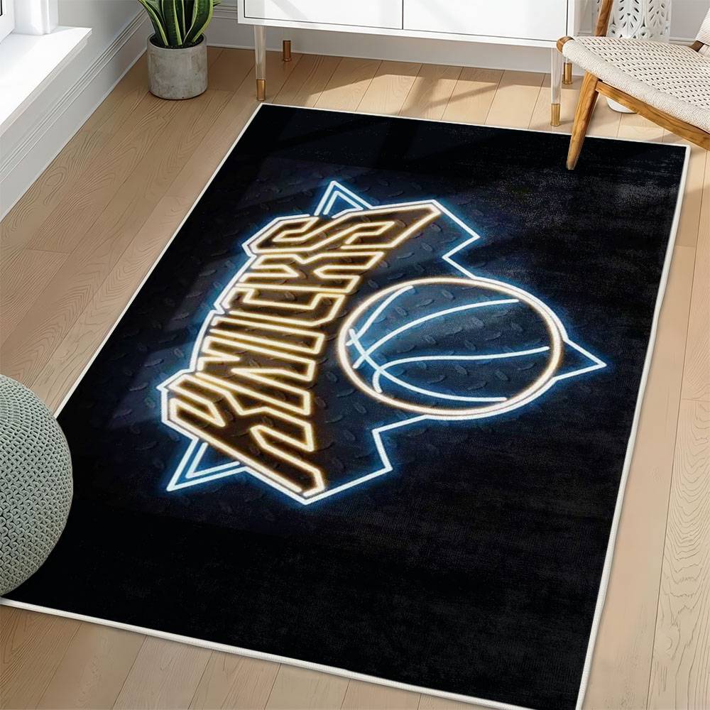 NBA New York Knicks Rectangle Rug Personalized Non-Slip Carpet Gift For Basketball Fans NYK61