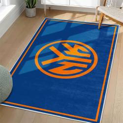 NBA New York Knicks Rectangle Rug Personalized Non-Slip Carpet Gift For Basketball Fans NYK64