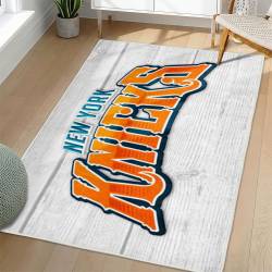 NBA New York Knicks Rectangle Rug Personalized Non-Slip Carpet Gift For Basketball Fans NYK66