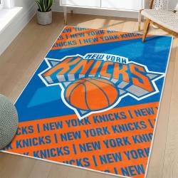 NBA New York Knicks Rectangle Rug Personalized Non-Slip Carpet Gift For Basketball Fans NYK68