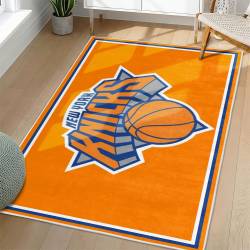 NBA New York Knicks Rectangle Rug Personalized Non-Slip Carpet Gift For Basketball Fans NYK71