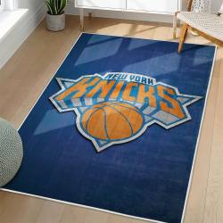 NBA New York Knicks Rectangle Rug Personalized Non-Slip Carpet Gift For Basketball Fans NYK77