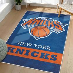 NBA New York Knicks Rectangle Rug Personalized Non-Slip Carpet Gift For Basketball Fans NYK83