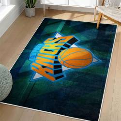 NBA New York Knicks Rectangle Rug Personalized Non-Slip Carpet Gift For Basketball Fans NYK85
