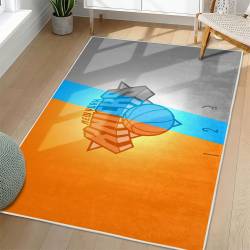 NBA New York Knicks Rectangle Rug Personalized Non-Slip Carpet Gift For Basketball Fans NYK89