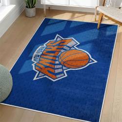 NBA New York Knicks Rectangle Rug Personalized Non-Slip Carpet Gift For Basketball Fans NYK93