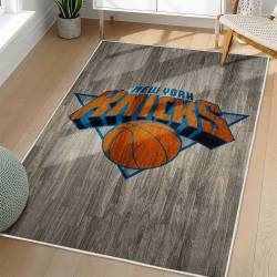 NBA New York Knicks Rectangle Rug Personalized Non-Slip Carpet Gift For Basketball Fans NYK94