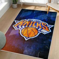 NBA New York Knicks Rectangle Rug Personalized Non-Slip Carpet Gift For Basketball Fans NYK96