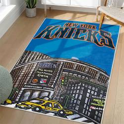 NBA New York Knicks Rectangle Rug Personalized Non-Slip Carpet Gift For Basketball Fans NYK99
