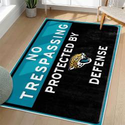 NFL Jacksonville Jaguars Rectangle Rug Personalized Non-Slip Carpet Gift For Football Fans JJ115