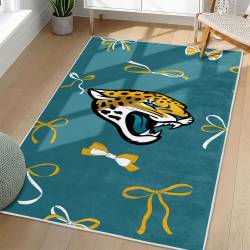 NFL Jacksonville Jaguars Rectangle Rug Personalized Non-Slip Carpet Gift For Football Fans JJ125