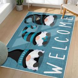 NFL Jacksonville Jaguars Rectangle Rug Personalized Non-Slip Carpet Gift For Football Fans JJ129