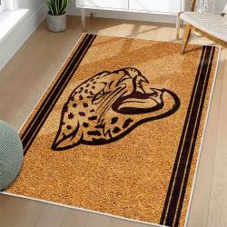 NFL Jacksonville Jaguars Rectangle Rug Personalized Non-Slip Carpet Gift For Football Fans JJ134