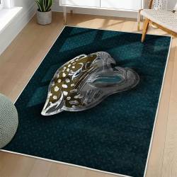NFL Jacksonville Jaguars Rectangle Rug Personalized Non-Slip Carpet Gift For Football Fans JJ137