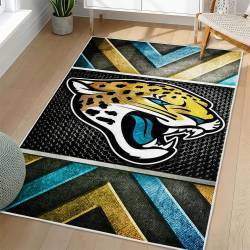 NFL Jacksonville Jaguars Rectangle Rug Personalized Non-Slip Carpet Gift For Football Fans JJ143