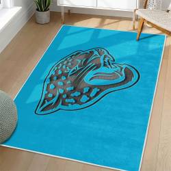 NFL Jacksonville Jaguars Rectangle Rug Personalized Non-Slip Carpet Gift For Football Fans JJ161