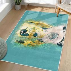 NFL Jacksonville Jaguars Rectangle Rug Personalized Non-Slip Carpet Gift For Football Fans JJ167