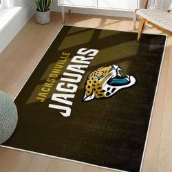 NFL Jacksonville Jaguars Rectangle Rug Personalized Non-Slip Carpet Gift For Football Fans JJ170