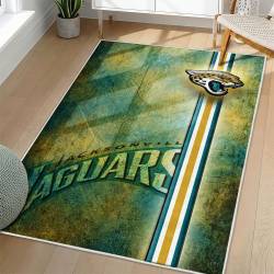 NFL Jacksonville Jaguars Rectangle Rug Personalized Non-Slip Carpet Gift For Football Fans JJ172