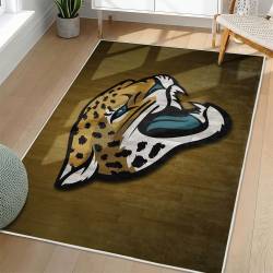NFL Jacksonville Jaguars Rectangle Rug Personalized Non-Slip Carpet Gift For Football Fans JJ181