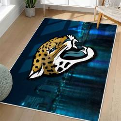 NFL Jacksonville Jaguars Rectangle Rug Personalized Non-Slip Carpet Gift For Football Fans JJ183