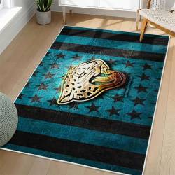 NFL Jacksonville Jaguars Rectangle Rug Personalized Non-Slip Carpet Gift For Football Fans JJ184
