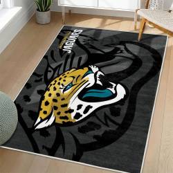 NFL Jacksonville Jaguars Rectangle Rug Personalized Non-Slip Carpet Gift For Football Fans JJ193