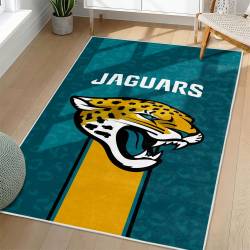 NFL Jacksonville Jaguars Rectangle Rug Personalized Non-Slip Carpet Gift For Football Fans JJ201