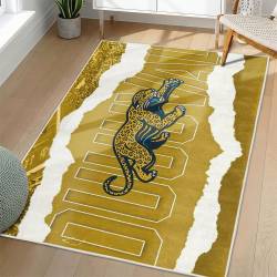 NFL Jacksonville Jaguars Rectangle Rug Personalized Non-Slip Carpet Gift For Football Fans JJ202