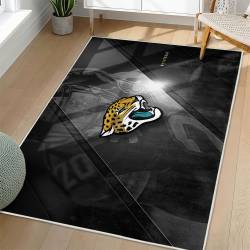 NFL Jacksonville Jaguars Rectangle Rug Personalized Non-Slip Carpet Gift For Football Fans JJ210