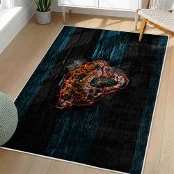 NFL Jacksonville Jaguars Rectangle Rug Personalized Non-Slip Carpet Gift For Football Fans JJ214
