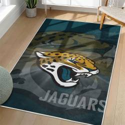 NFL Jacksonville Jaguars Rectangle Rug Personalized Non-Slip Carpet Gift For Football Fans JJ229