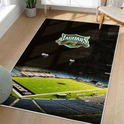 NFL Jacksonville Jaguars Rectangle Rug Personalized Non-Slip Carpet Gift For Football Fans JJ242