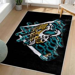NFL Jacksonville Jaguars Rectangle Rug Personalized Non-Slip Carpet Gift For Football Fans JJ243