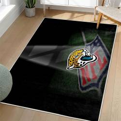 NFL Jacksonville Jaguars Rectangle Rug Personalized Non-Slip Carpet Gift For Football Fans JJ245