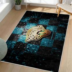 NFL Jacksonville Jaguars Rectangle Rug Personalized Non-Slip Carpet Gift For Football Fans JJ51