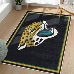 NFL Jacksonville Jaguars Rectangle Rug Personalized Non-Slip Carpet Gift For Football Fans JJ62