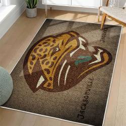 NFL Jacksonville Jaguars Rectangle Rug Personalized Non-Slip Carpet Gift For Football Fans JJ67