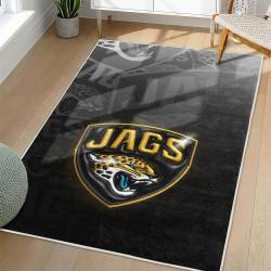 NFL Jacksonville Jaguars Rectangle Rug Personalized Non-Slip Carpet Gift For Football Fans JJ73