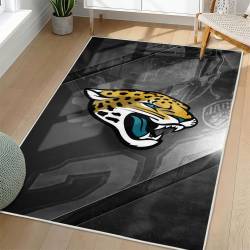 NFL Jacksonville Jaguars Rectangle Rug Personalized Non-Slip Carpet Gift For Football Fans JJ93