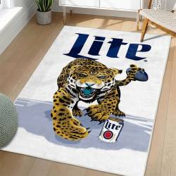 NFL Jacksonville Jaguars Rectangle Rug Personalized Non-Slip Carpet Gift For Football Fans JJ95