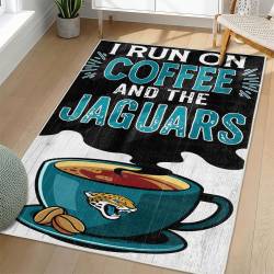 NFL Jacksonville Jaguars Rectangle Rug Personalized Non-Slip Carpet Gift For Football Fans JJ99